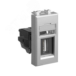 Avanti USB 2.0 розетка модульная, тип А-А, , Закаленная сталь, 1 модуль - фото 2