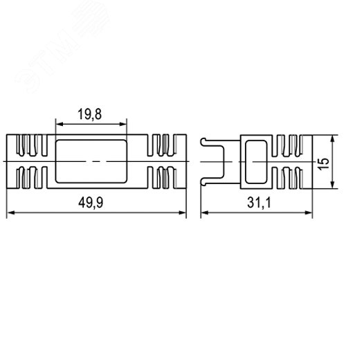 Удлинитель стопора кабеля 2