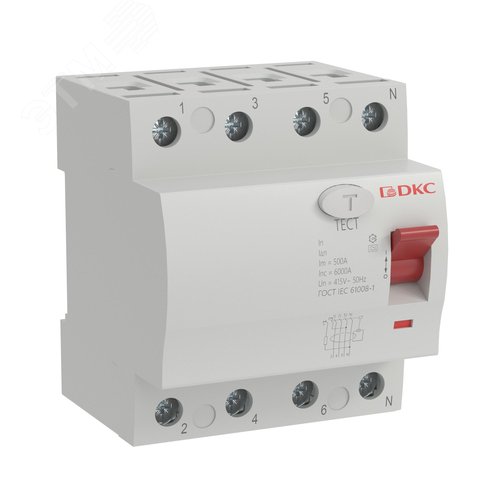 УЗО YON макс (YON max) 4P, 30mA, 16A, type A - артикул MDL100-4P2-16-A