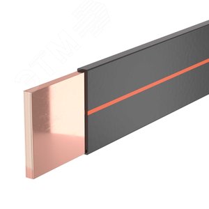 Гибкая шина в ПВХ изоляции, 10x100x1мм, ном. ток 1600А, длина 2 метра - DKC (ДКС)