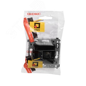 Avanti Компьютерная розетка RJ-45 в стену, кат.6А одина  ная, , Черный квадрат - фото 5