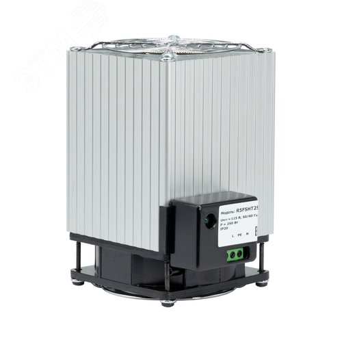 Обогреватель с клеммной колодкой и вентилятором P=250W 230V - DKC (ДКС)