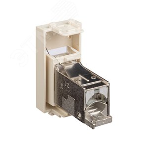 Avanti Компьютерная розетка Ванильная дымка  RJ-45 модульная, кат. 5е экран, 1 мод - фото 4