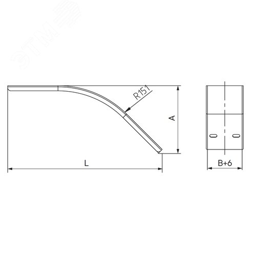 Крышка на угол вертикальный внешний 45 градусов 80х300, 2,0 мм, горячий цинк, в комплекте с крепежными элементами необходимыми длямонтажа - фото 2