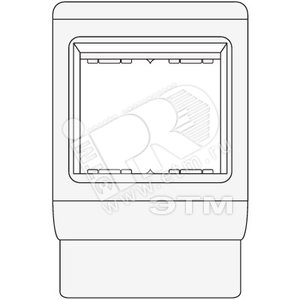 Рамка-суппорт под 2 модуля PDA-GN 120 Gewiss IN-Liner - DKC (ДКС)