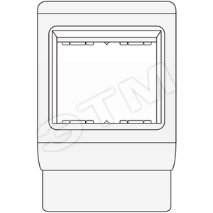 Рамка-суппорт под 2 модуля PDA-GN 150 Gewiss IN-Liner - DKC (ДКС)