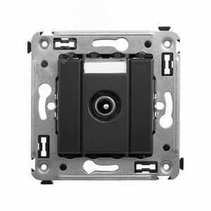 Avanti Розетка TV проходная в стену, , Черный матовый - DKC (ДКС)