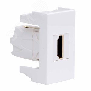 Розетка HDMI Viva белая 1 модуль - фото 2