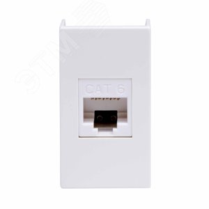 VIVA Розетка компьютерная RJ45 категория 6 1      модуль белая - DKC (ДКС)