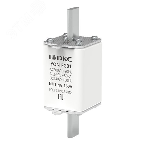 Предохранитель YON ножевого типа FG1 с одинарной индикацией 160А - DKC (ДКС)