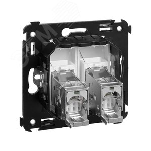 Avanti Розетка RJ-45 в стену, 5e двойная экранированная, ''Белое облако'' 4