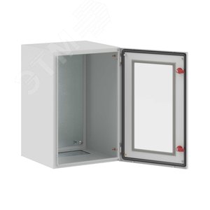 Щит с монтажной панелью ЩМП 600x400x400мм  серия ST c прозрачной дверью 2