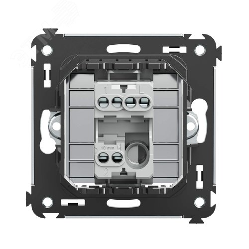 Avanti Переключатель одноклавишный в стену  Закаленная сталь 3