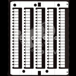 Табличка маркировочная отпечатанная 1W CNU/8/1W (100шт) - DKC (ДКС)