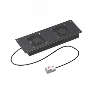Модуль потолочный 2 вентилятора с термостатом для крыши 600 RAL9005 - DKC IT