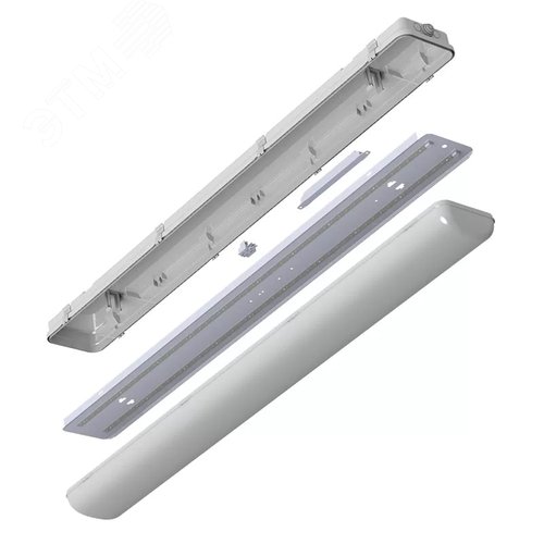 Светильник светодиодный ДСП-38w 5000лм 5000К milky IP65 ICEBERG 5