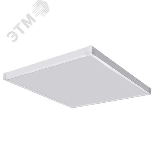 Светильник светодиодный ДВО/ДПО-38Вт LED 3800Лм 4000К опал IP40 белый Hightech 3