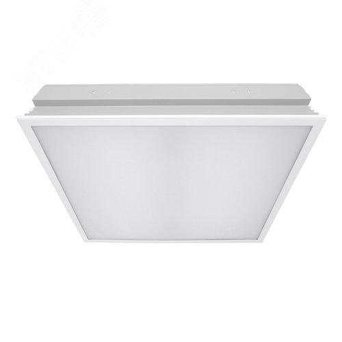 Светильник светодиодный аварийный CSVT OPERLUX-А 50 607х588х80 CRI80 4000 opal-sand IP20 белый встраиваемый грильято с БАП на 3 часа LUXDATOR CON - ЦентрСтройСвет