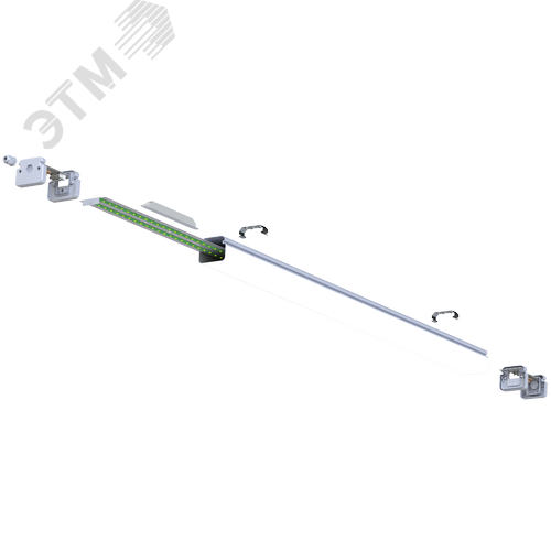 Светильник светодиодный ДСП-38w 4400лм 5000К milky IP67 SLIM TUBE - фото 5