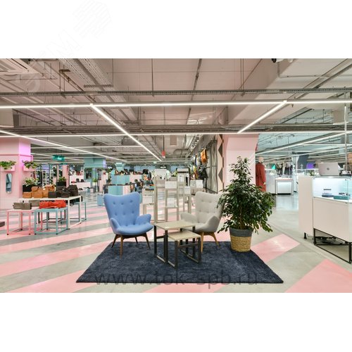 Светильник светодиодный ДСО/ДПО-38w 4900лм 5000К 110 град diffus IP40 VOLGA EU 7