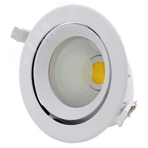 Светильник светодиодный ДВО-20Вт 2400Лм IP40 4250К поворотный теплый