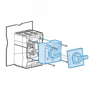Выносная поворотная рукоятка EH5-S 3P,TS1600 (83111176294) - LSIS