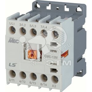 Миниконтактор GMC-12M/4,5.5kW - 12A,4Р,AC220V 50Hz / 230V 60Hz 2a2b (1269021800) - LSIS