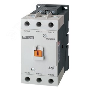 Контактор 4-х полюсный Metasol MC-185a AC100-240V 50/60Hz, DC100-220V 2a2b 4P - LS Electric