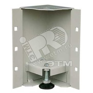 Уголок для цоколя WZ-2402-02-00-011 высотой 200 мм, c ножками, цвет серый (RAL 7035) (2402-2-2) (SZB-30-00-01/1) | 10779 | Zpas - Zpas