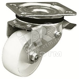Ролик WZ-SB73-00-01-000 для шкафов , макс. нагрузка системы 600 кг, d=80мм, с тормозом, крепление через суппорт (SZB-73-00-01) | 10864 | Zpas - Zpas