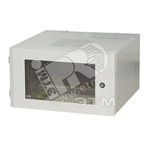 Шкаф настенный 19 дюймовый SW 10U 515x600х540 трехсекционный серый (собранный) (10915) - Zpas