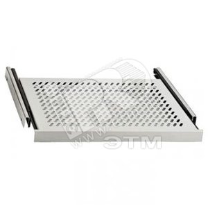Полка выдвижная 450 x 405 mm (до 35 кг) цвет серый (10761) - Zpas