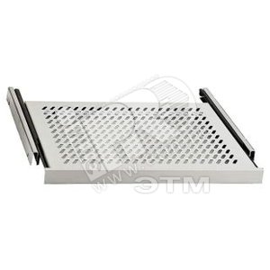 Полка выдвижная 450 x 655 mm (до 35 кг) цвет серый (19115) - Zpas