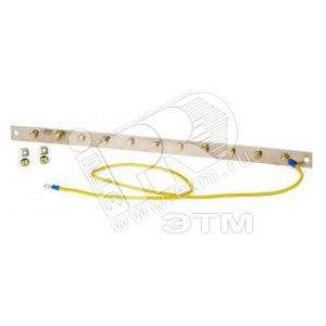 Шина заземления меднаяWZ-3393-11-00-000 длиной 375х15х5 мм (01R000265) | 41961 | Zpas