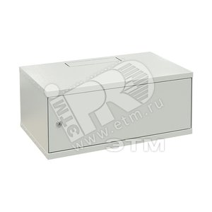 Шкаф настенный WZ-3684-01-00-011 (19"),серия SJK,4U,230х515x300,стальн.дв.,без задней панели,сер. (RAL 7035) собр. | 34269 | Zpas - Zpas