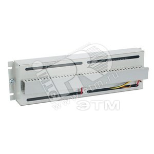Панель WZ-4983-01-00-011 PS-3U с DIN-рейкой,тип TS-35,1ряд,18 единиц 17.5мм,3U 19",с задним кабельным организатором,сер. (RAL 7035) | 36192 | Zpas - Zpas