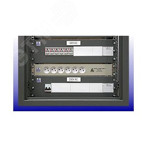 Панель с DIN-рейкой тип TS-35 1ряд 18 единиц 17.5мм 3U 19 дюймов черный (WZ-PS3U-00-00-161) - фото 2