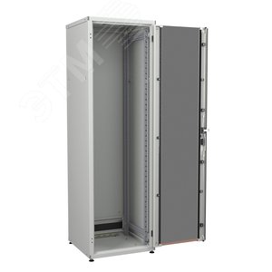 Шкаф напольный 19дюйм 47U 2186х600х1000мм (ВхШхГ)перед и задн двери сталь серый 4