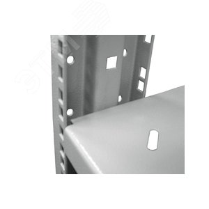 Стойка открытая WZ-6026-01-01-011 19"(проф.WZ-1718-XX-XX-000),24U,в.1185мм,ш.560мм и полезн. г.650мм,двухрамн.,сер. (RAL 7035) SRX-224 | 45722 | Zpas - фото 5