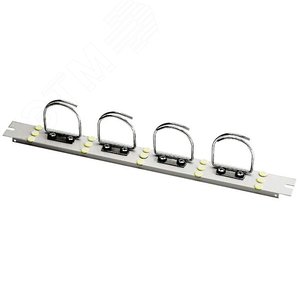 Кабельный организатор высотой 1U (без колец) серый RAL7035 (WZ-SB55-00-00-011) - фото 2