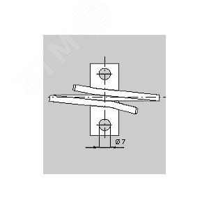 Кольцо WZ-SB53-00-03-000 д.разводки кабельных жгутов,66 x 66 mm,90° к кр.,каб.заводится спереди (комплект из 5 штук) (SZB-53-00-00/3) | 11102 | Zpas 2