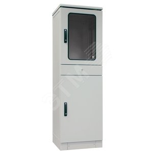 Шкаф WZ-3004-00-02-011 (19"),серия SZE2 PC,42U 2000x600x600мм,двухсекционный,две передние двери,сер.(RAL 7035) (SZE2PC 3004-00-02) собр.| 24140 | Zpas - Zpas