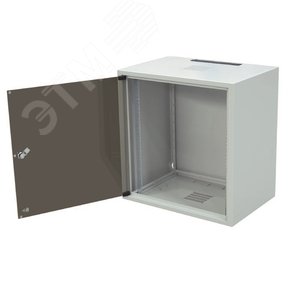 Шкаф настенный 19 дюймовый SJ2 18U 871x600х600 серый (собранный) (WZ-3715-01-05-011) - Zpas