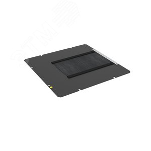 Заглушка WZ-5271-10-00-161 c щет.вв.д.отверстий A (380x380мм) в пл/кр.шк.SZB,OTS1,SZB SE,DC,ECO-LINE,415 x 415мм,мет.,черн.(RAL 9005) | 363126 | Zpas