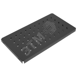Полка 483х250мм (до 100 кг) черный (RAL9005) (аналог WZ-SB00-48-05-161) (54132) - Zpas