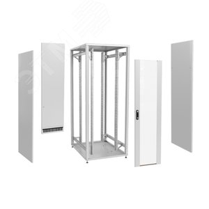 Шкаф напольный 19', 24U, 1163х800х1000мм (WZ-IT-248010-69AA-4-011) - Zpas