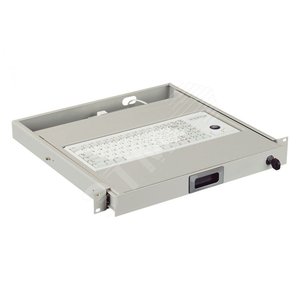 Полка клавиатурная WZ-SB78-00-02-161 1U,мин.кл.TKL-84-4400-USB-US/Cherry ML4400(trackball),раз.USB,раск.DE/US,черн.(RAL 9005) | 246202 | Zpas - Zpas