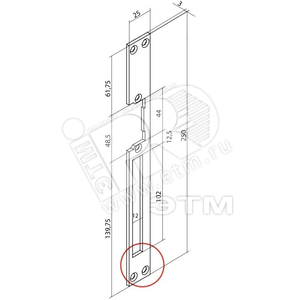 Планка длинная универсальная F 05-07 Grey - O&C