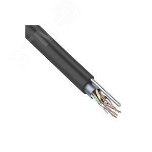 Кабель витая пара FTP 4PR 24AWG CAT5e наружный (OUTDOOR) + ТРОС - REXANT