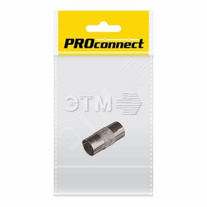 Переходник антенный, (гнездо TV - гнездо TV) PROconnect - REXANT